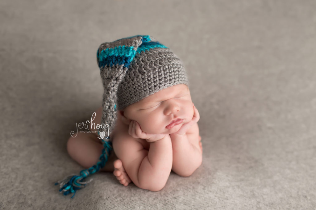 Big Brother During His Newborn Photography Session