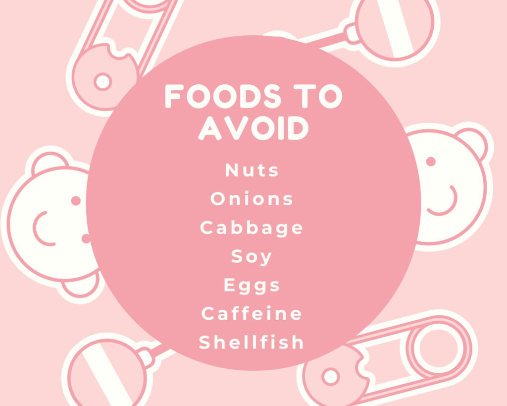Foods that May Cause Colic In Breastfeeding Moms