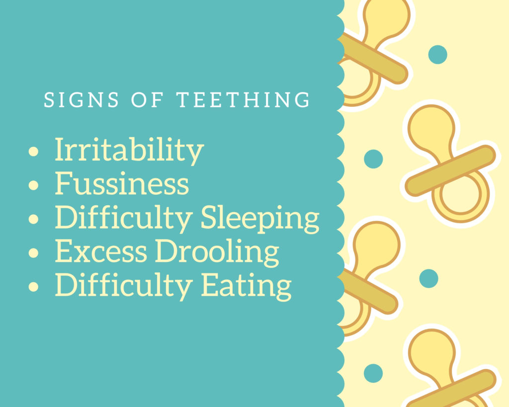 Signs your new baby may be teething