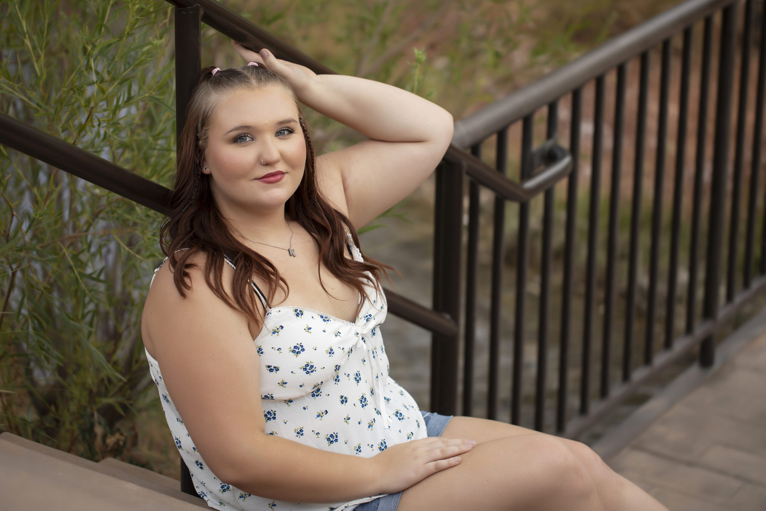 female senior photography